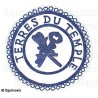 Badge / Macaron GLNF – Petite tenue provinciale – Grand Archiviste – Terres du Temple – Brodé main